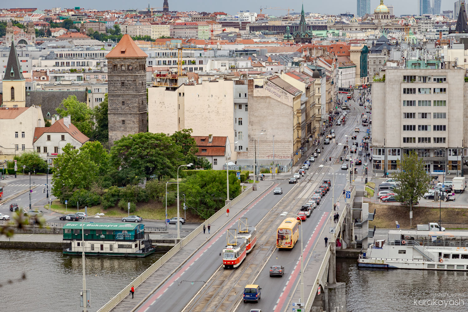 Prague — Bridges; Prague — Tram Lines and Infrastructure