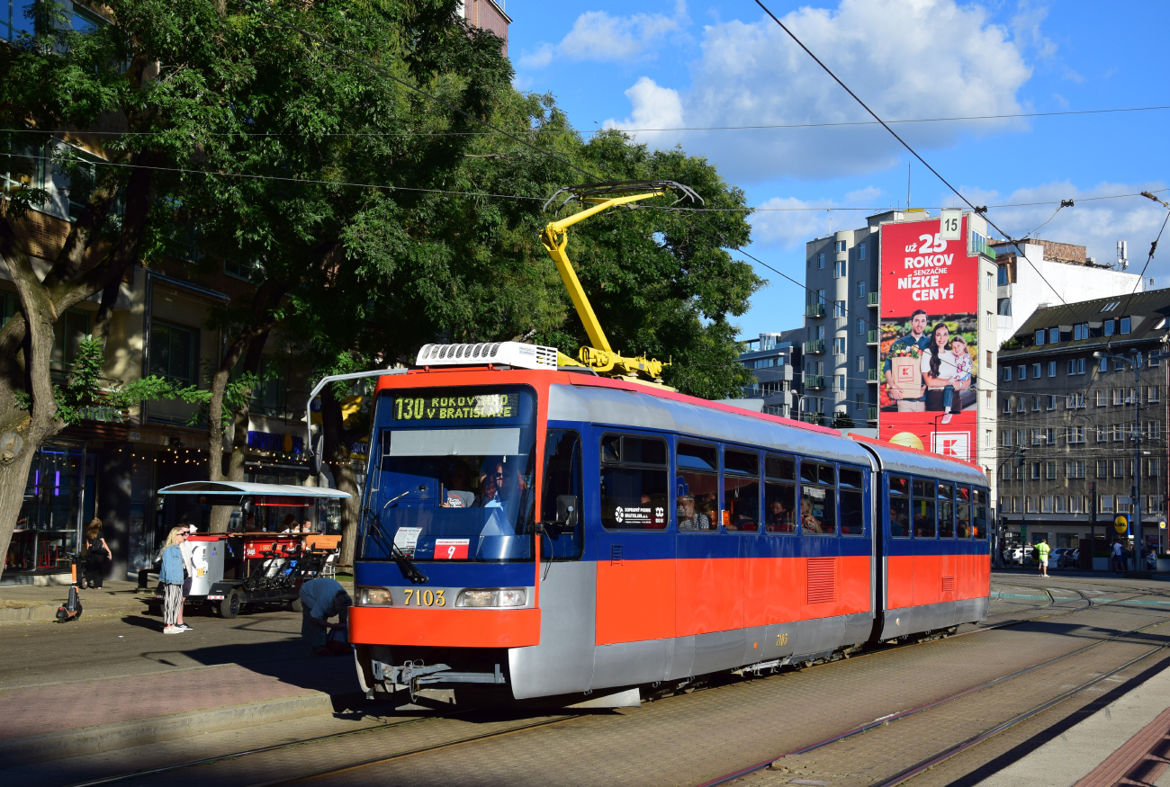 Братислава, Tatra K2S № 7103; Братислава — 130 лет городскому транспорту