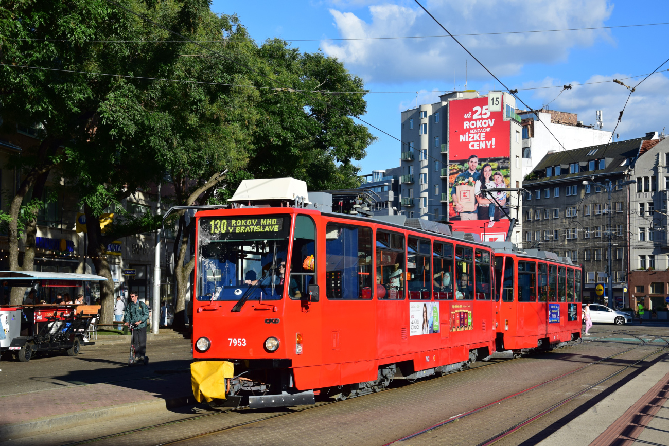 Братислава, Tatra T6A5 № 7953; Братислава — 130 лет городскому транспорту
