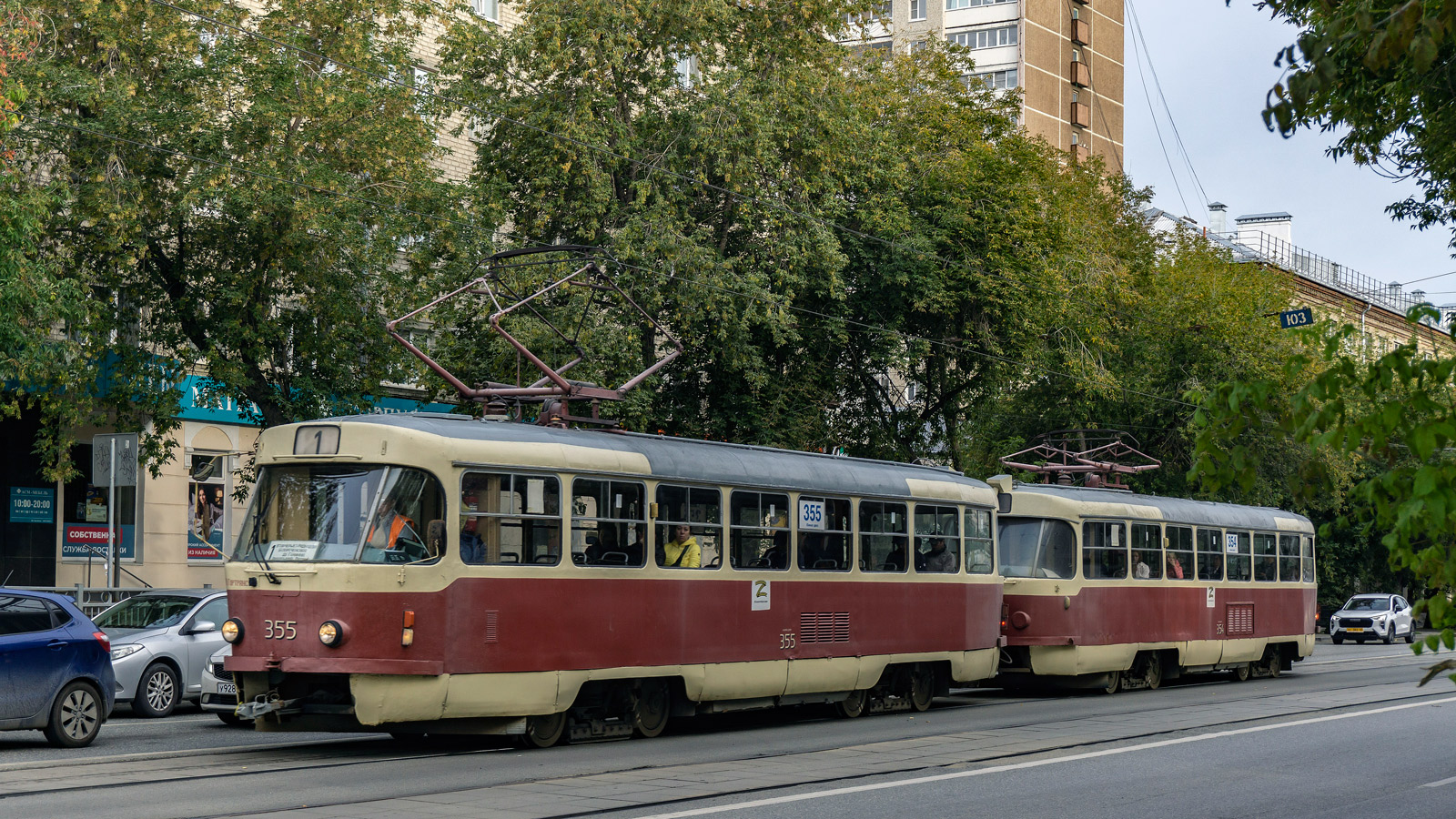 Екатеринбург, Tatra T3SU № 355