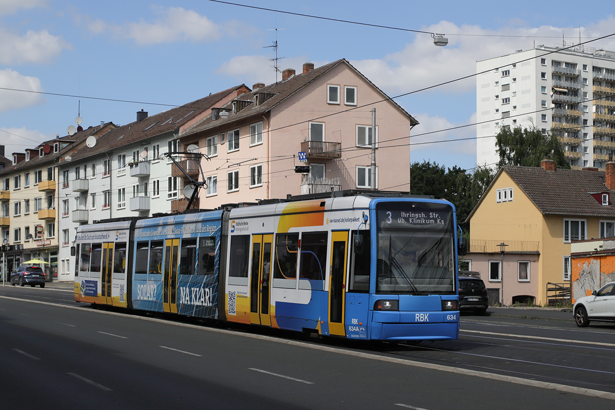 Кассель, Bombardier 8ZNGTW № 634 Кассель, Bombardier 8ZNGTW № 634