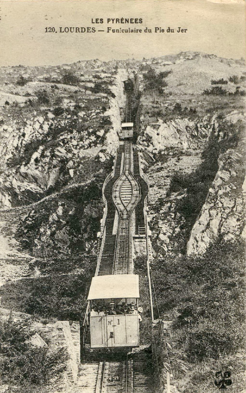 Lourdes, Funicular* č. 1; Lourdes, Funicular* č. 2; Lourdes — Funicular Line and Infrastructure; Lourdes — Old Photos