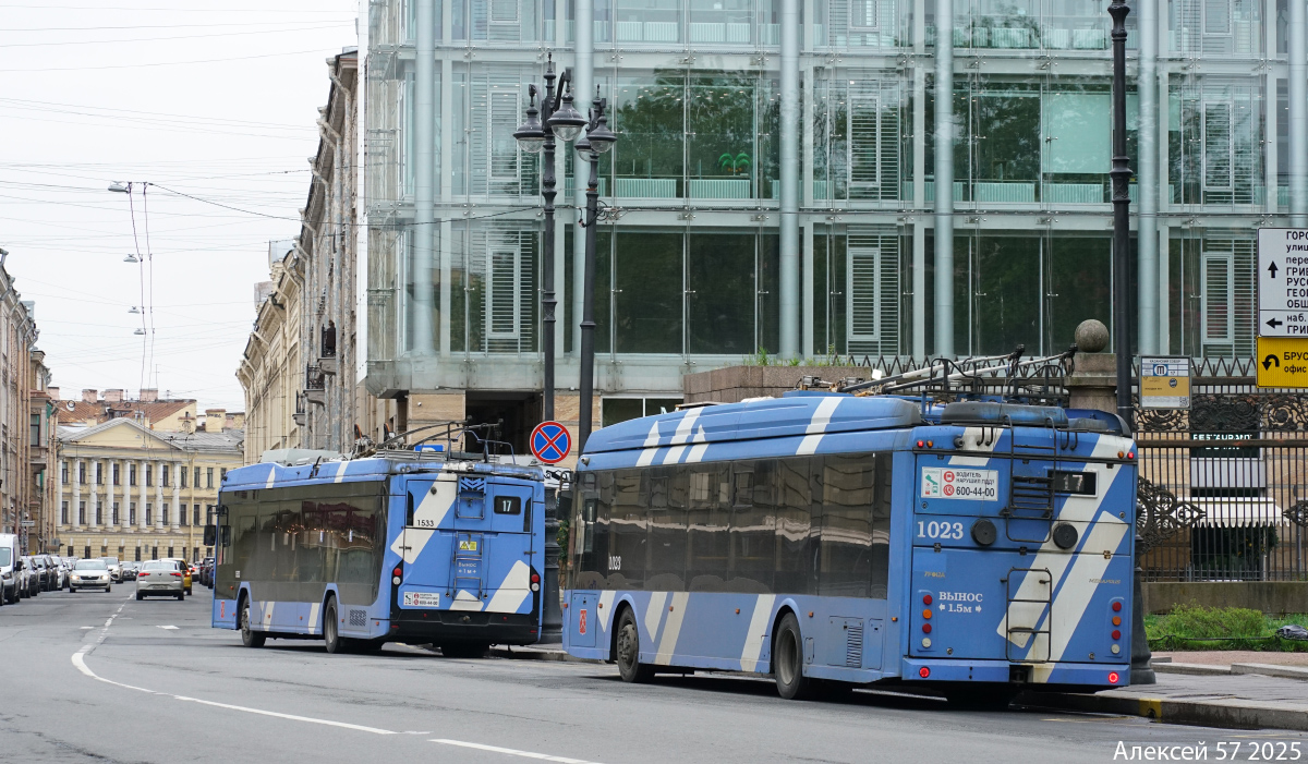 Санкт-Петербург, Тролза-5265.08 «Мегаполис» № 1023