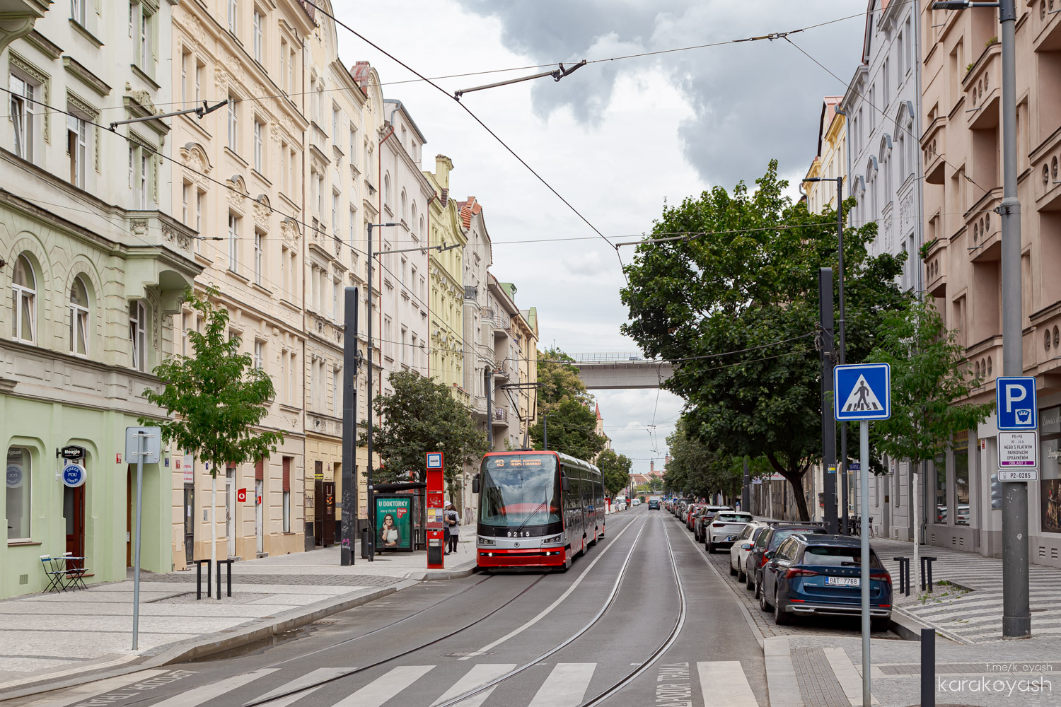 Прага, Škoda 15T2 ForCity Alfa Praha № 9215