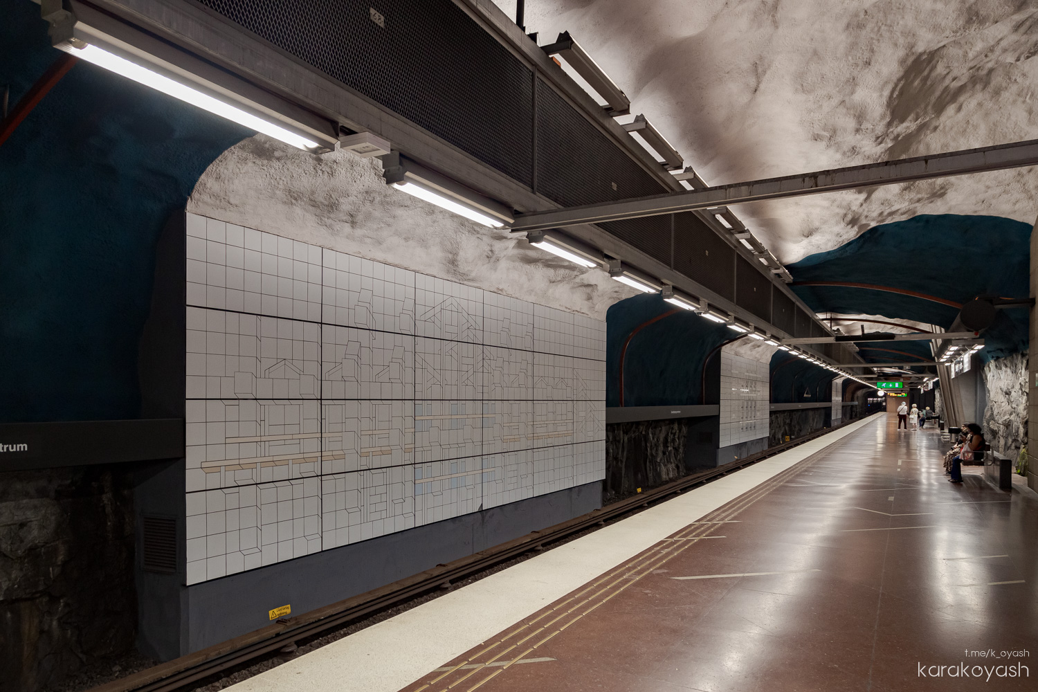 Стокгольм — Tunnelbana &mdash; Синяя линия | Blå Linjen