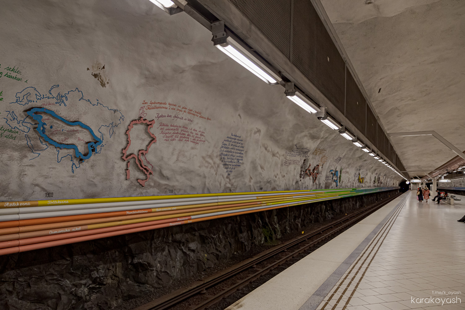 Стокгольм — Tunnelbana &mdash; Синяя линия | Blå Linjen