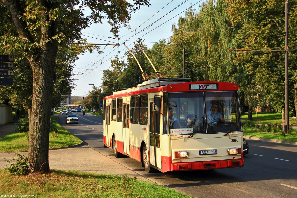 Вильнюс, Škoda 14Tr13/6 № 2593