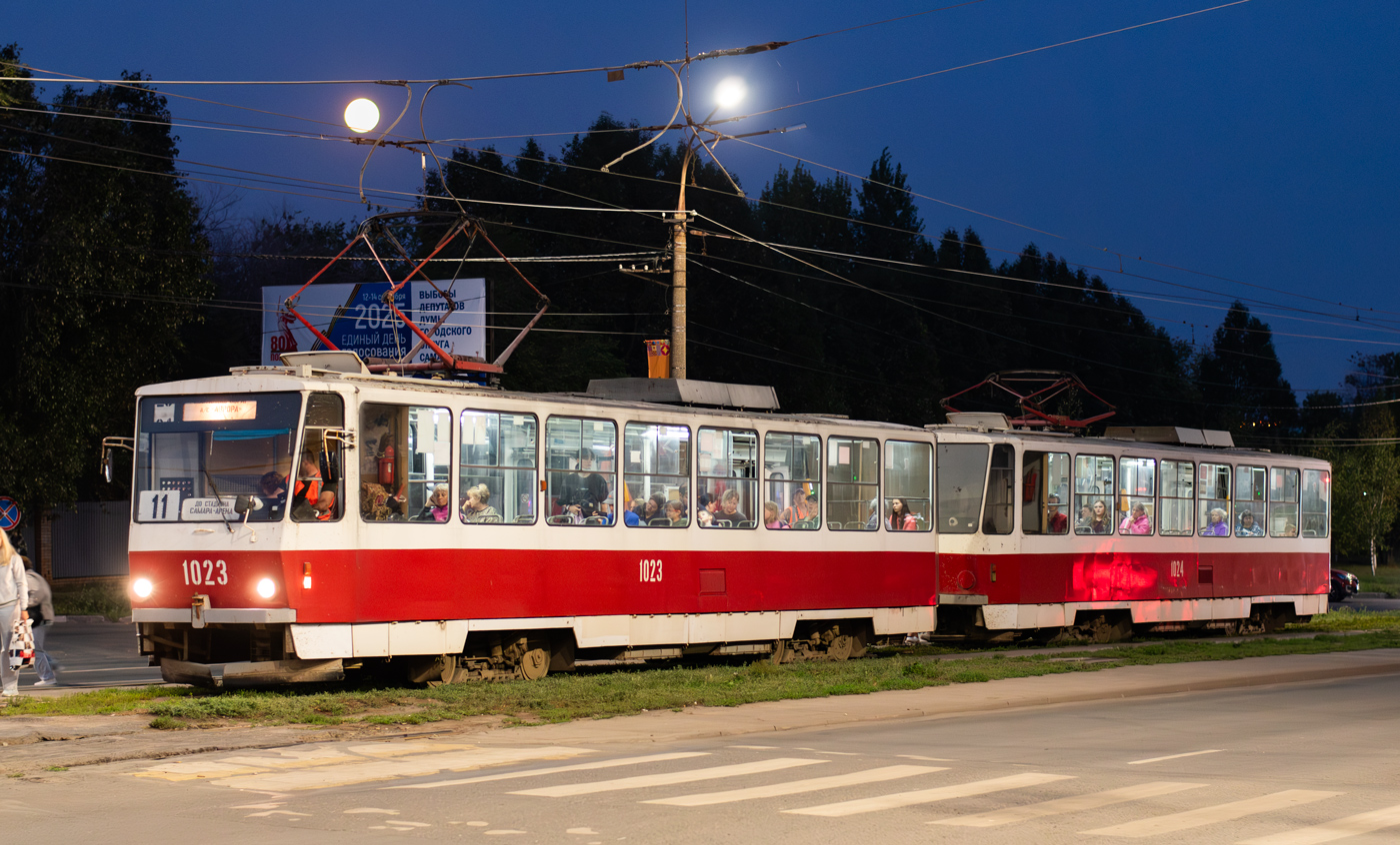 Самара, Tatra T6B5SU № 1023