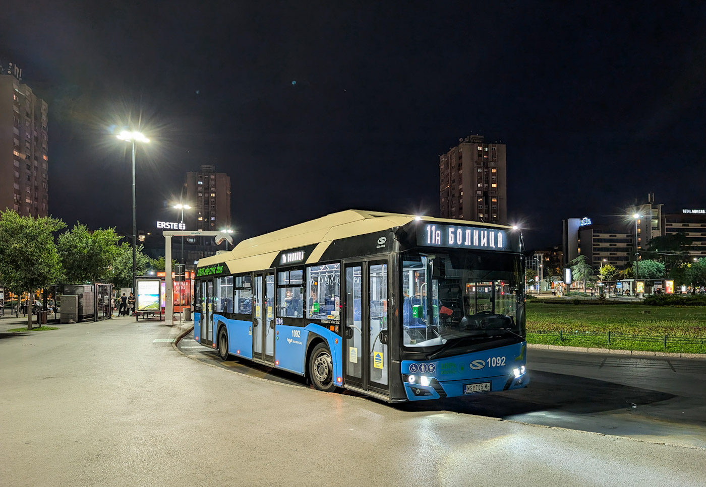 Нови Сад, Solaris Urbino IV 12 Electric № 1092