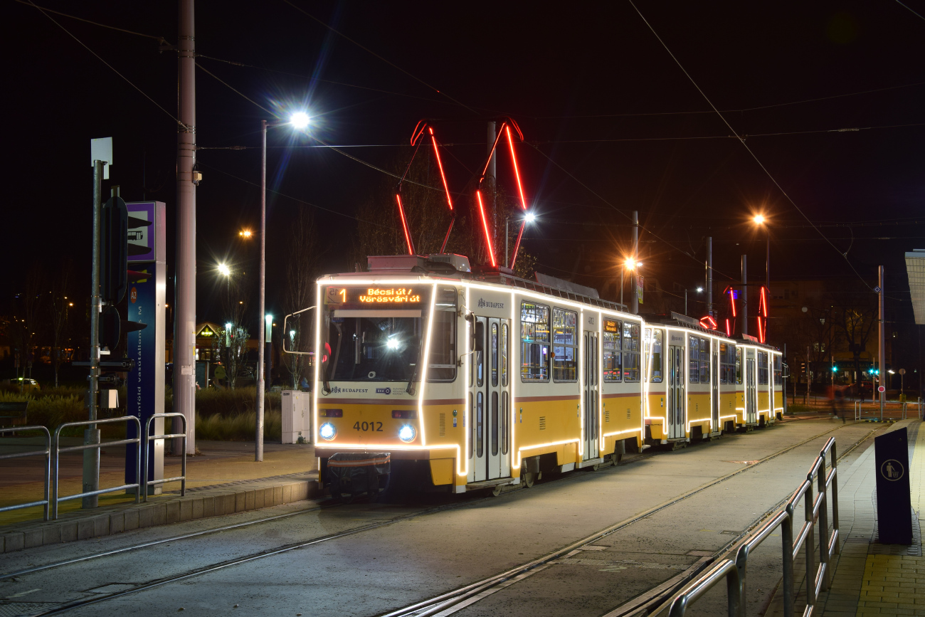 Будапешт, Tatra T5C5K2 № 4012; Будапешт — Рождественские трамваи и троллейбусы