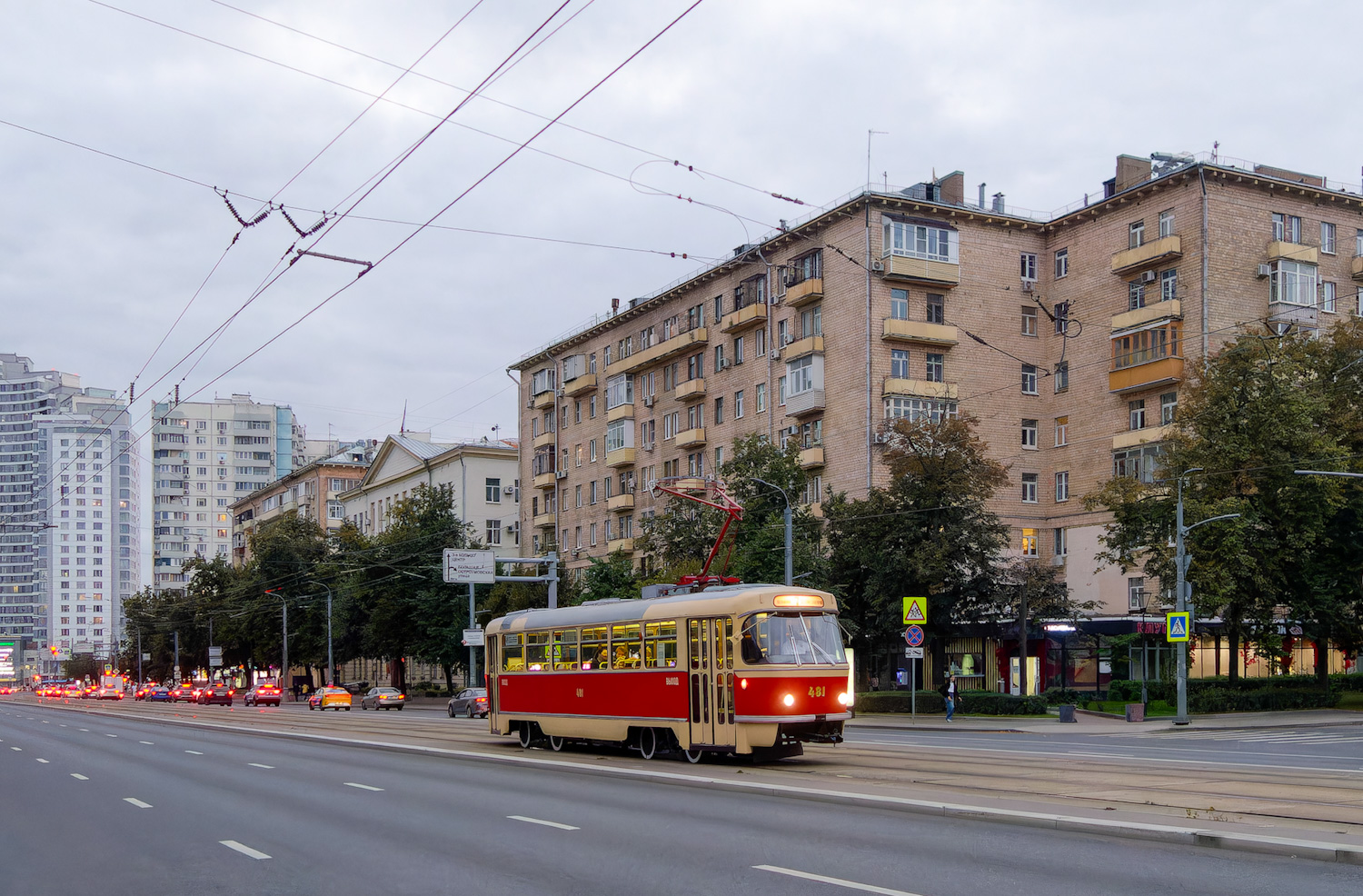 Москва, Tatra T3SU (двухдверная) № 481; Москва — Осенний парад и выставка ретротранспорта 6 сентября 2025 Москва, Tatra T3SU (двухдверная) № 481; Москва — Осенний парад и выставка ретротранспорта 6 сентября 2025