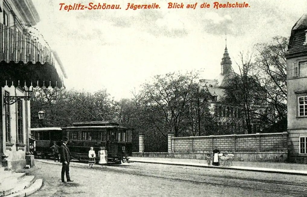 Теплице, Двухосный моторный Graz № 13; Теплице — Старые фотографии