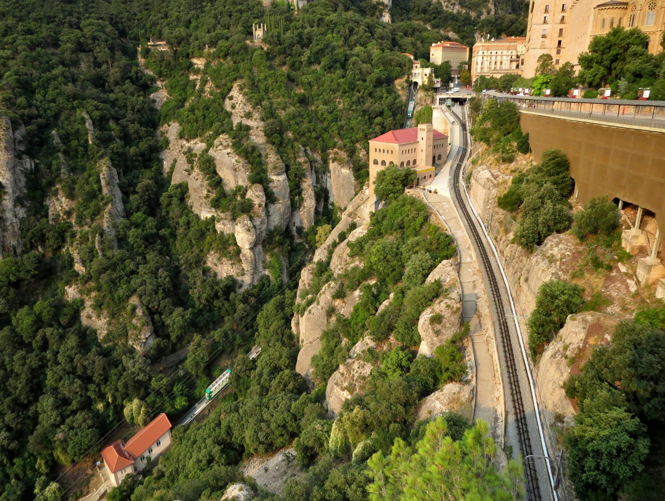 Montserrat and Mountain Region of Catalonia — Funicular de La Santa Cova