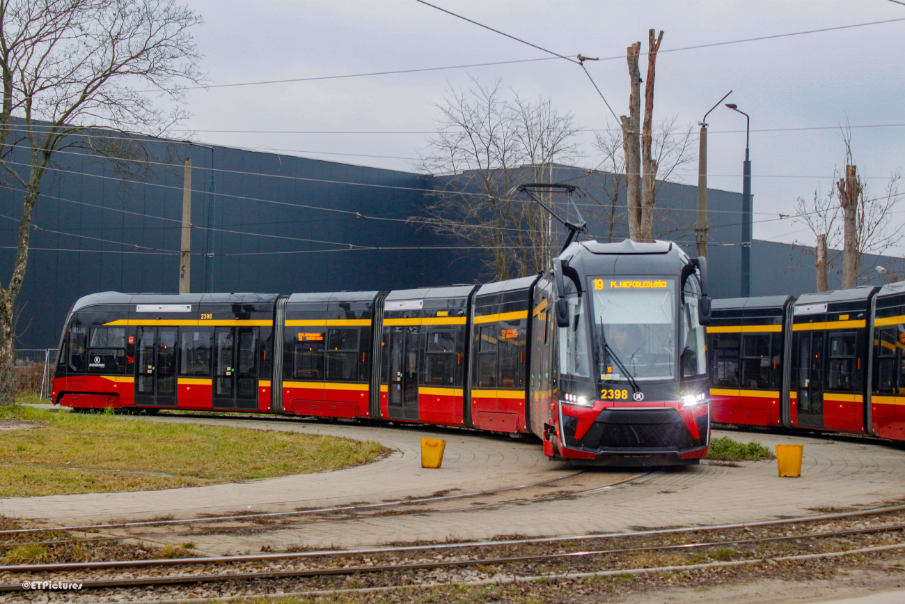 Lodz, Modertrans Moderus Gamma LF 06 AC Nr. 2398 Lodz, Modertrans Moderus Gamma LF 06 AC Nr. 2398