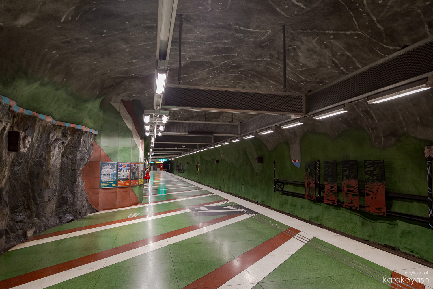 Стокгольм — Tunnelbana &mdash; Синяя линия | Blå Linjen