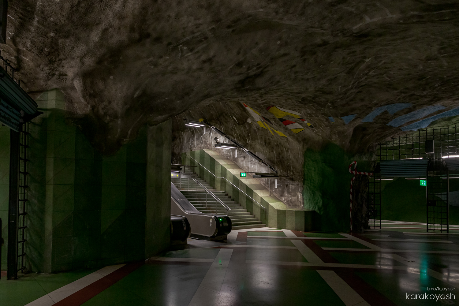 Стокгольм — Tunnelbana &mdash; Синяя линия | Blå Linjen