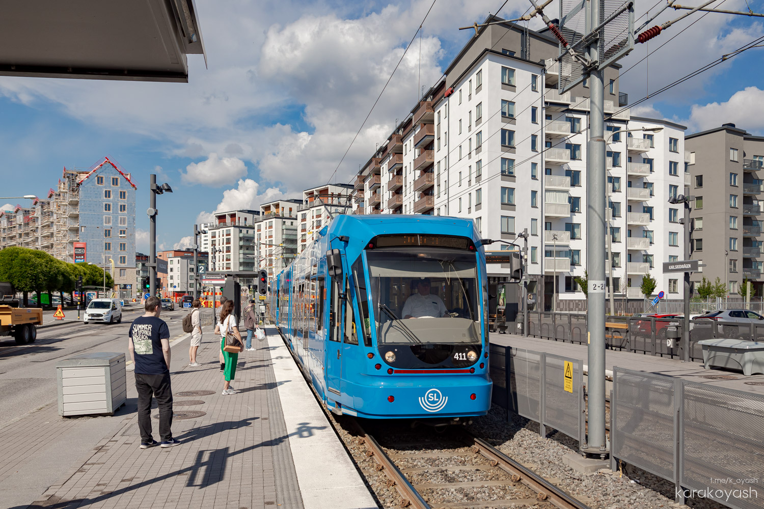 Stockholm, Bombardier Flexity Swift Nr. 411