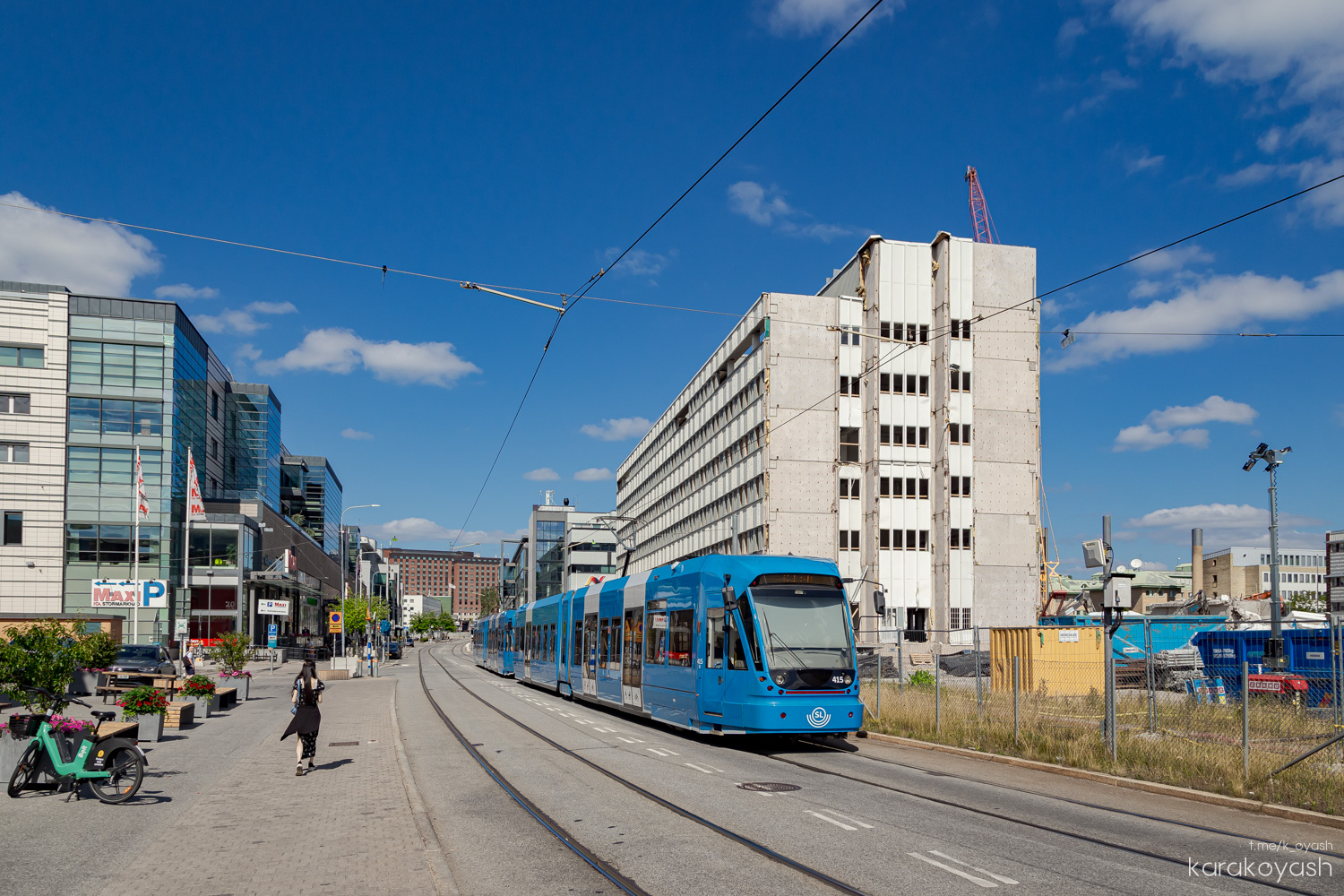 Стокгольм, Bombardier Flexity Swift № 415