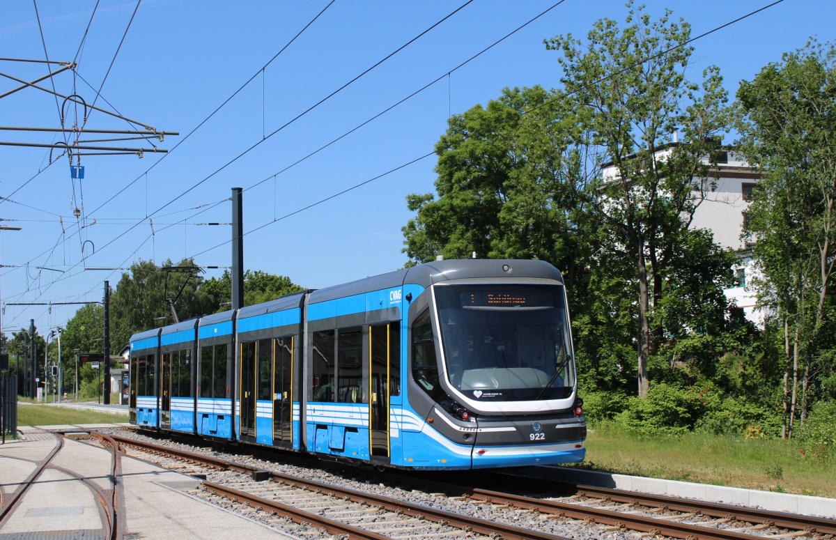 Хемниц, Škoda 35T ForCity Classic № 922