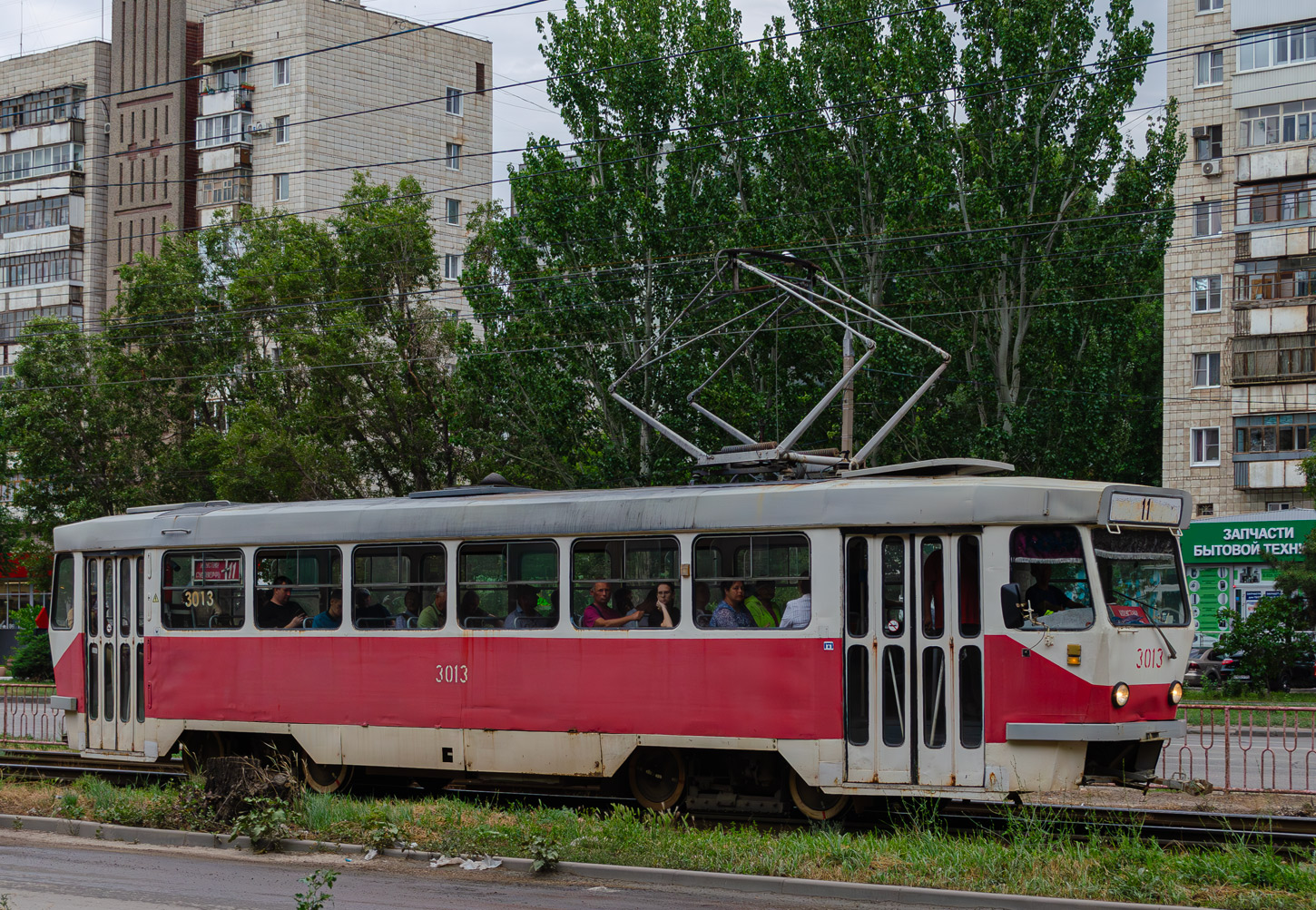 Volgograd, Tatra T3SU mod. VZSM № 3013