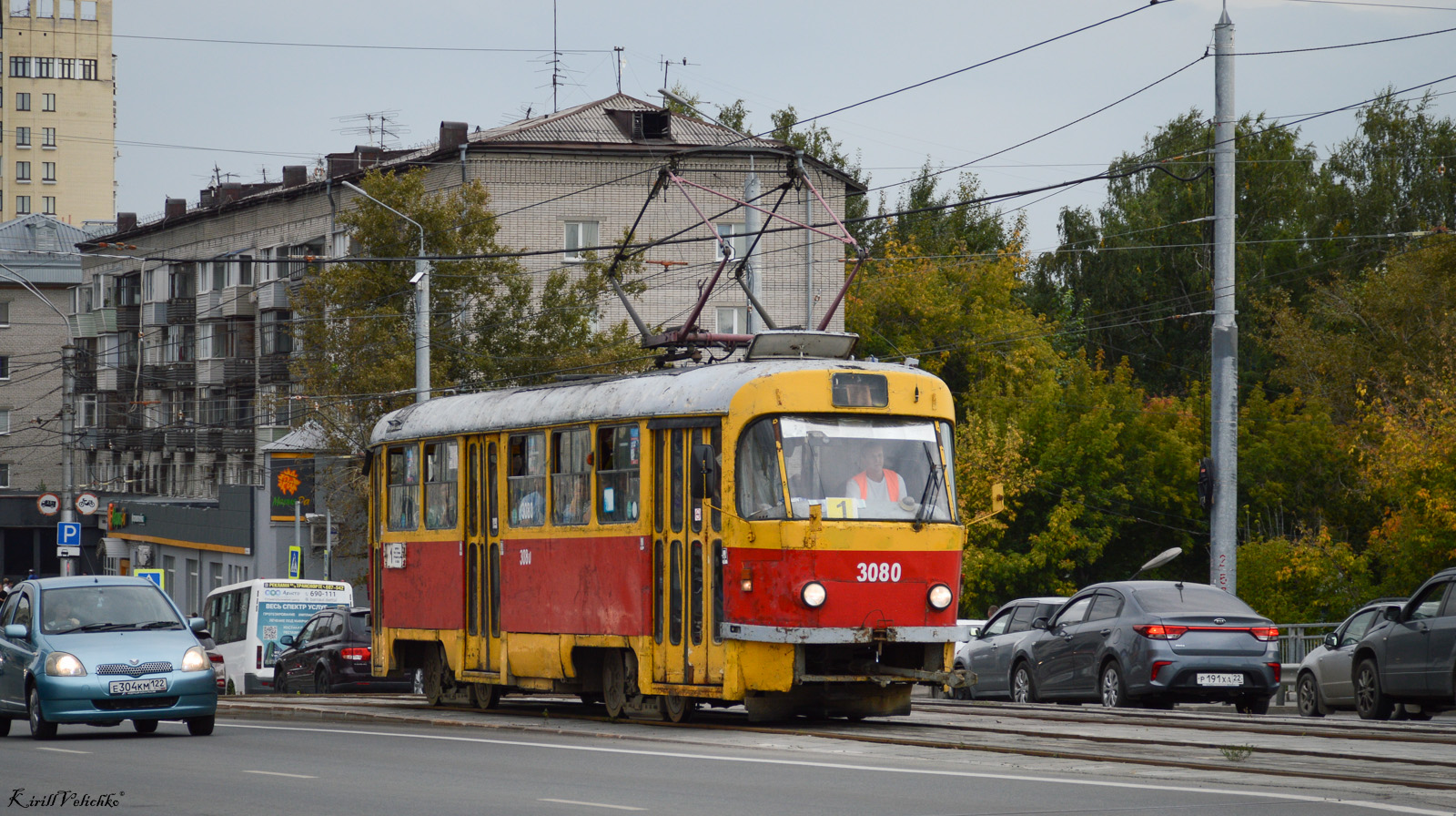 Барнаул, Tatra T3SU № 3080