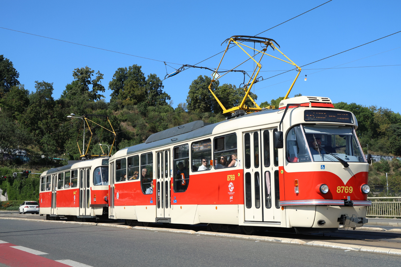 Прага, Tatra T3R.PLF № 8769