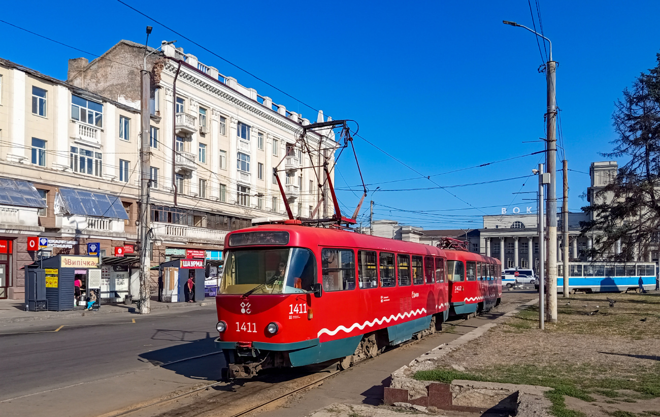 Днепр, Tatra T3DC1 № 1411