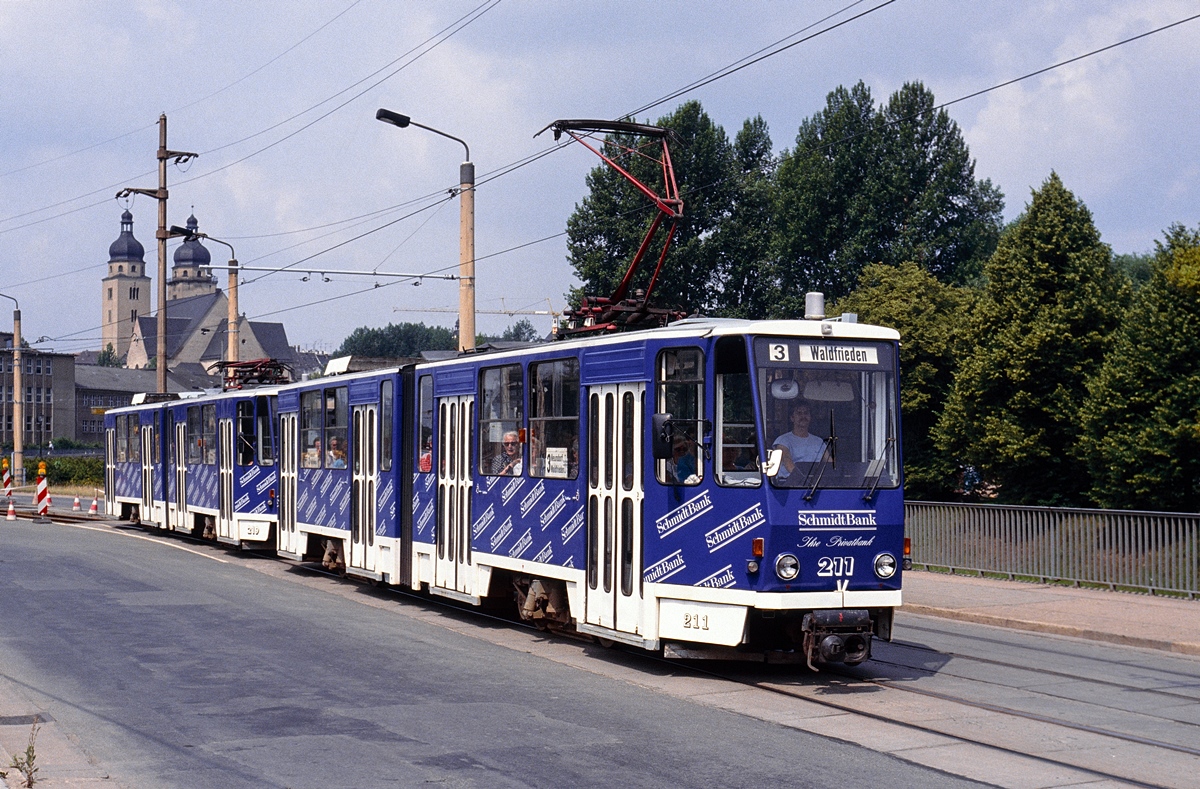 Plauen, Tatra KT4D Nr. 211