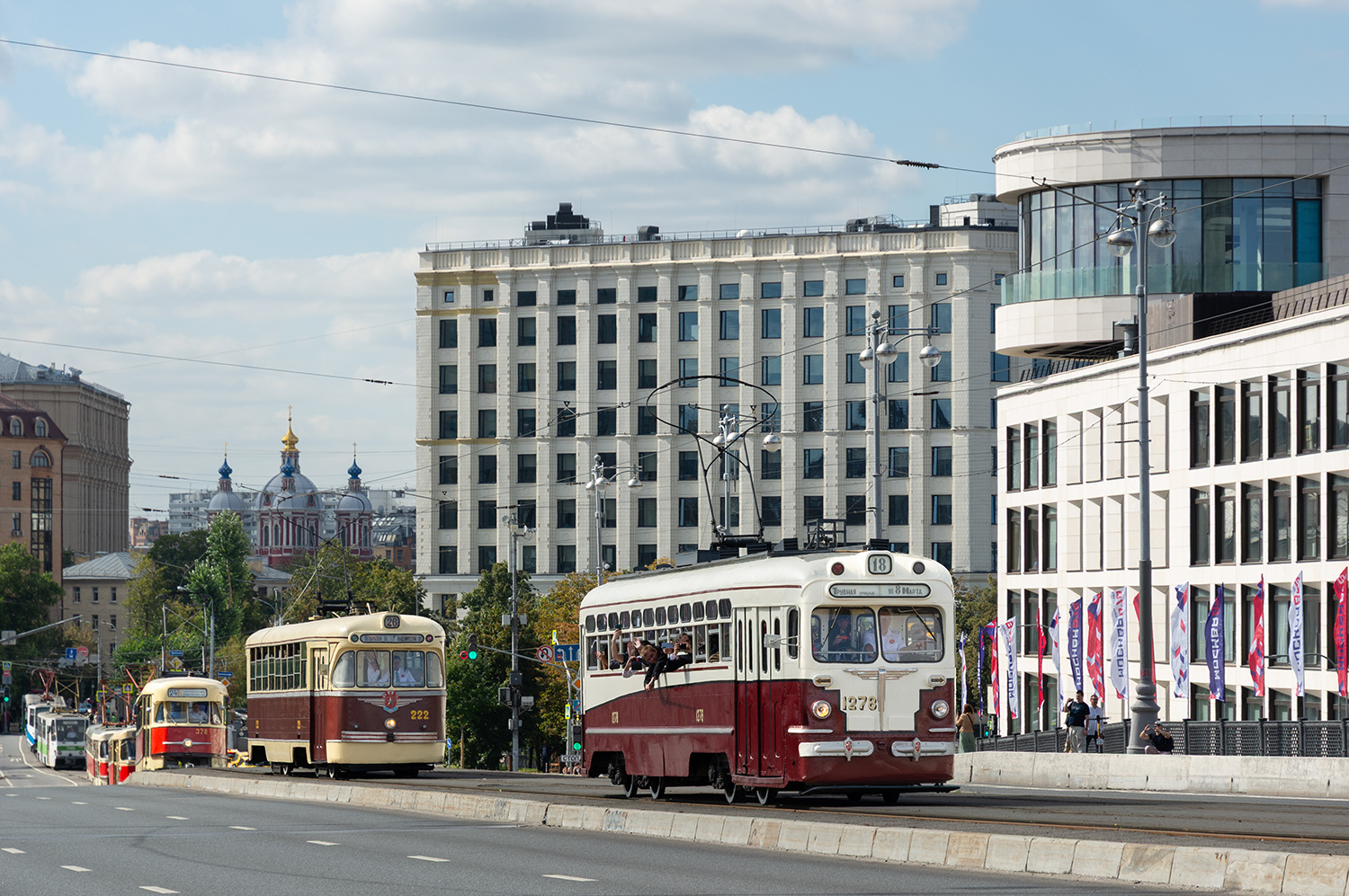 Moskva, RVZ-6 č. 222; Moskva, MTV-82 č. 1278; Moskva — Autumn retro transport parade and exhibition on September 6, 2025 Moskva, RVZ-6 č. 222; Moskva, MTV-82 č. 1278; Moskva — Autumn retro transport parade and exhibition on September 6, 2025