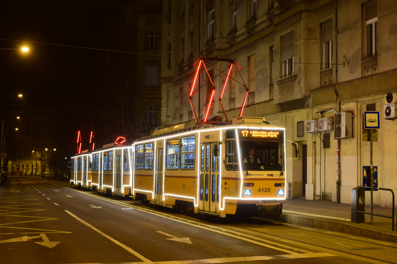 Budapesta, Tatra T5C5K2 Nr. 4120; Budapesta — Christmas Vehicles
