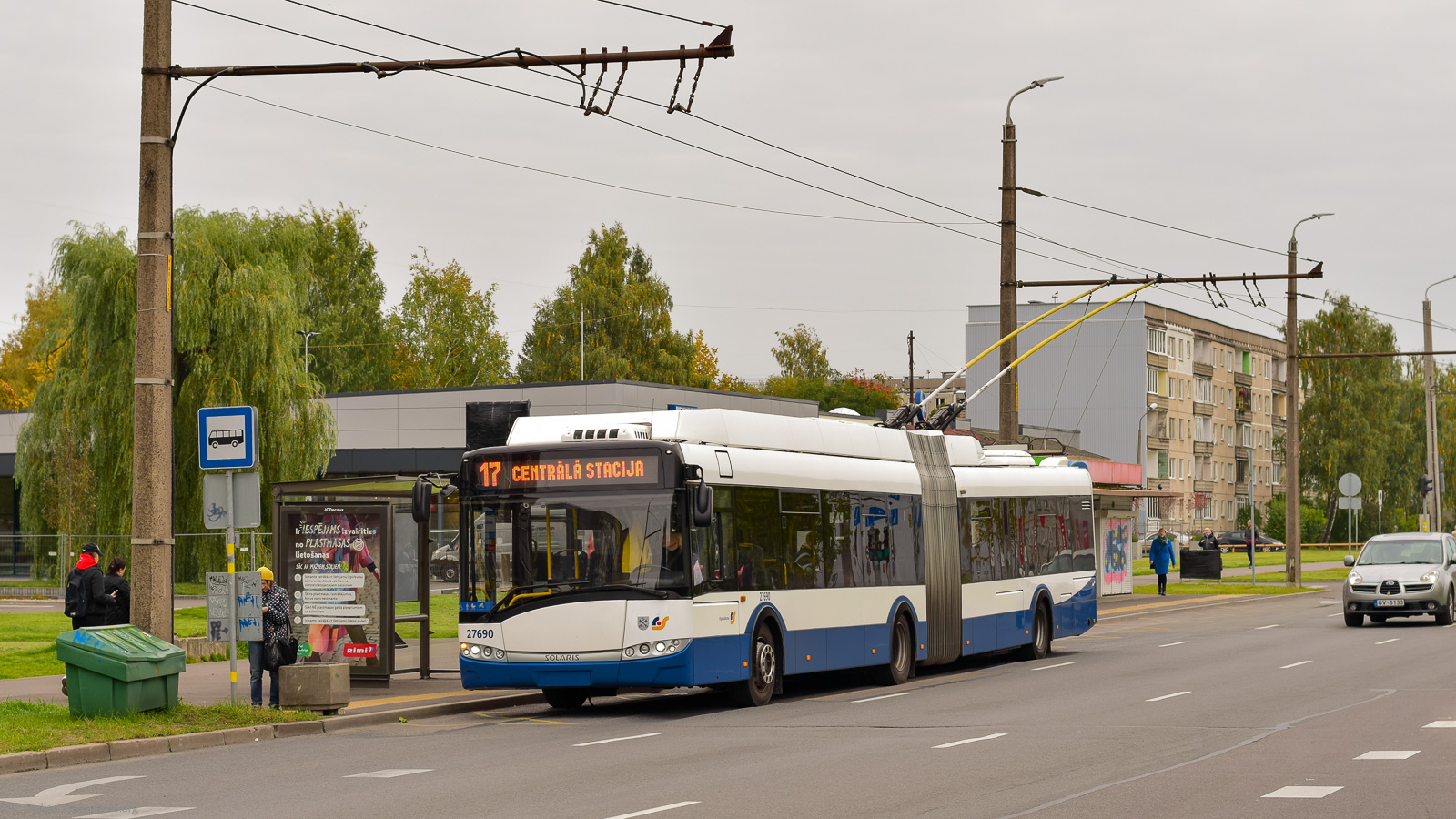 Рига, Škoda 27Tr Solaris III № 27690