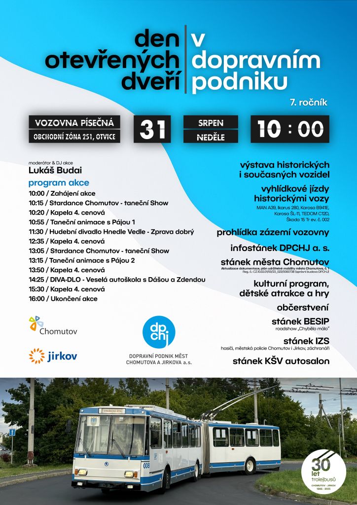 Хомутов — Празднование 30-летия троллейбусов и День открытых дверей в депо Писечна
