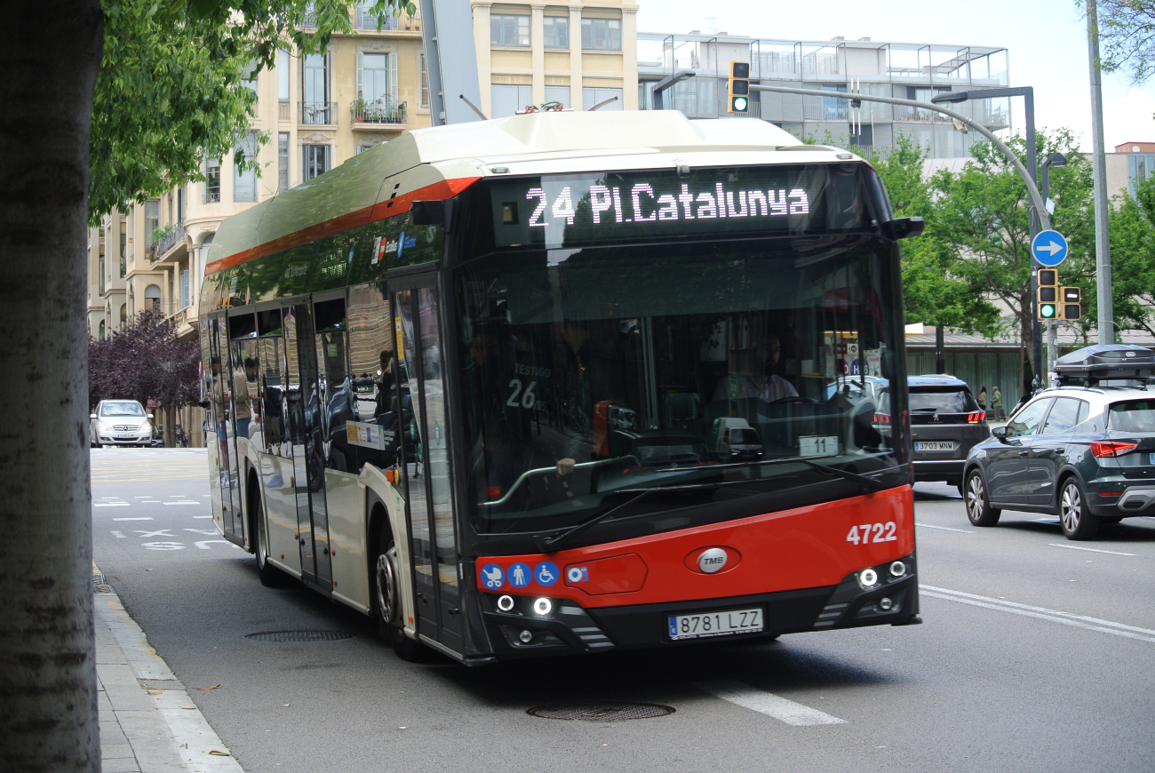 Барселона, Solaris Urbino IV 12 Electric № 4722