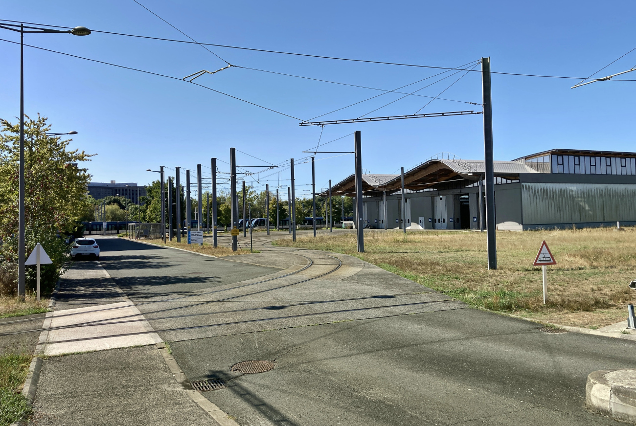 Бордо — Трамвайное депо La Jallère