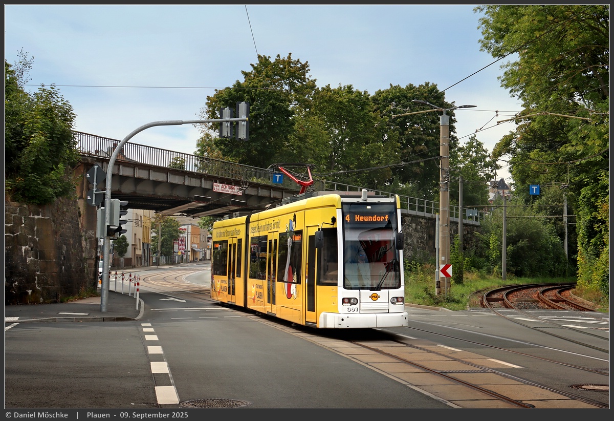 Plauen, Bombardier NGT6 PSB č. 301 Plauen, Bombardier NGT6 PSB č. 301