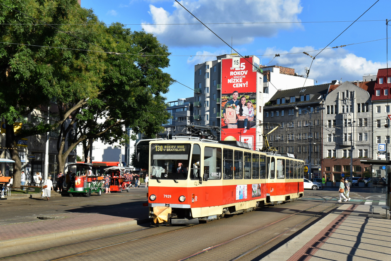 Братислава, Tatra T6A5 № 7929; Братислава — 130 лет городскому транспорту