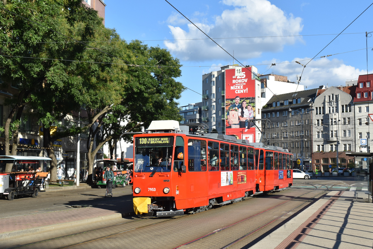 Bratislava, Tatra T6A5 № 7953; Bratislava — 130th anniversary of public transport