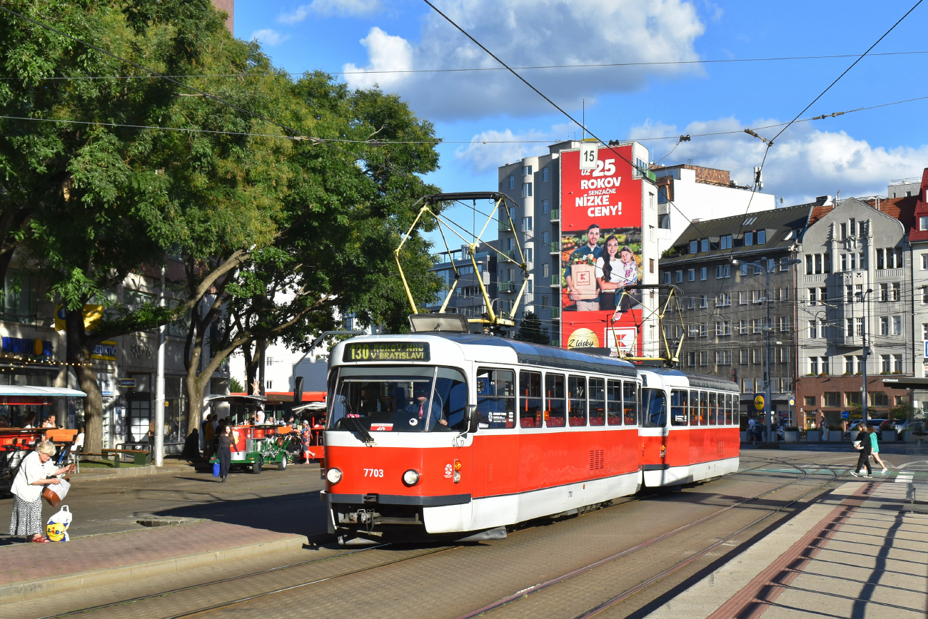 Bratysława, Tatra T3R.PV Nr 7703; Bratysława — 130th anniversary of public transport