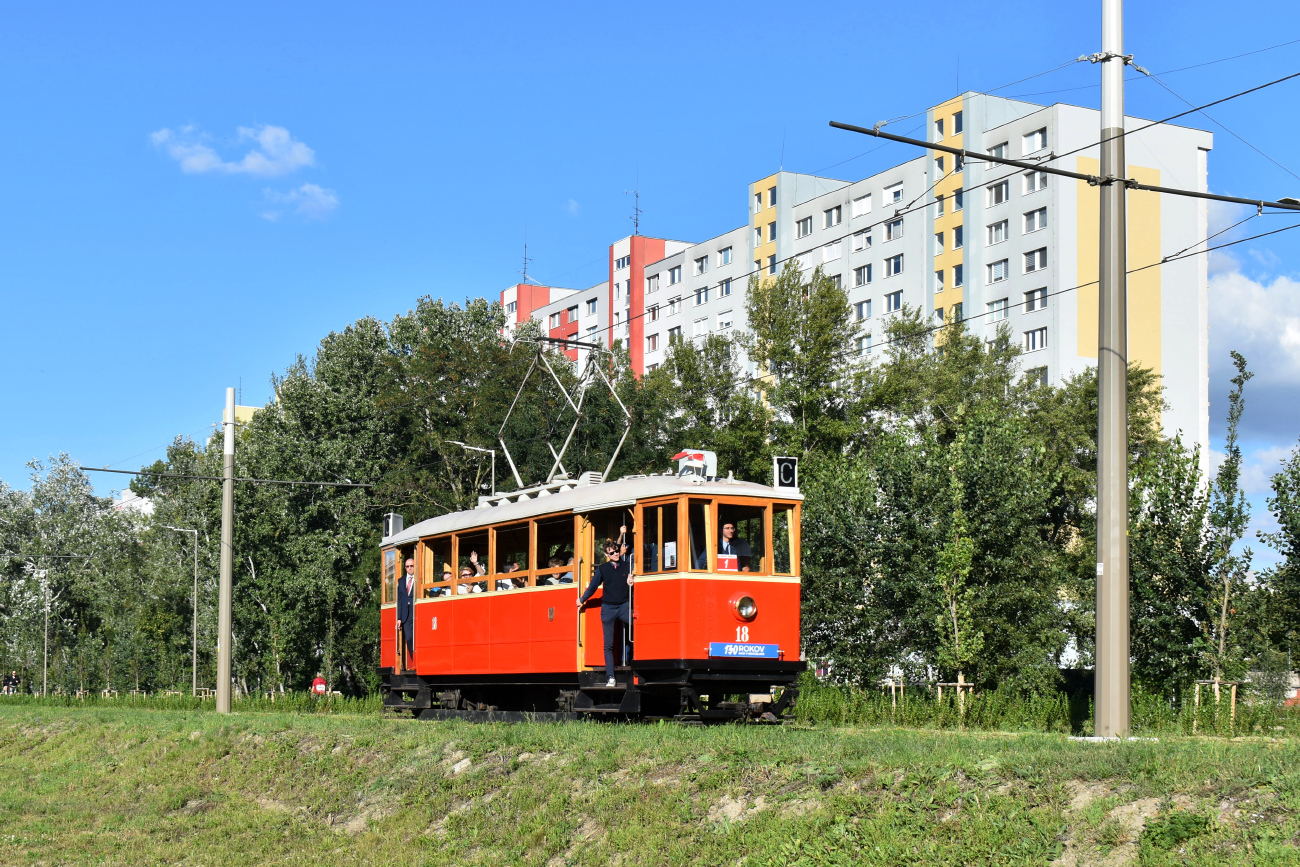 Братислава, BEÚS "Štvorokeňák" № 18; Братислава — 130 лет городскому транспорту