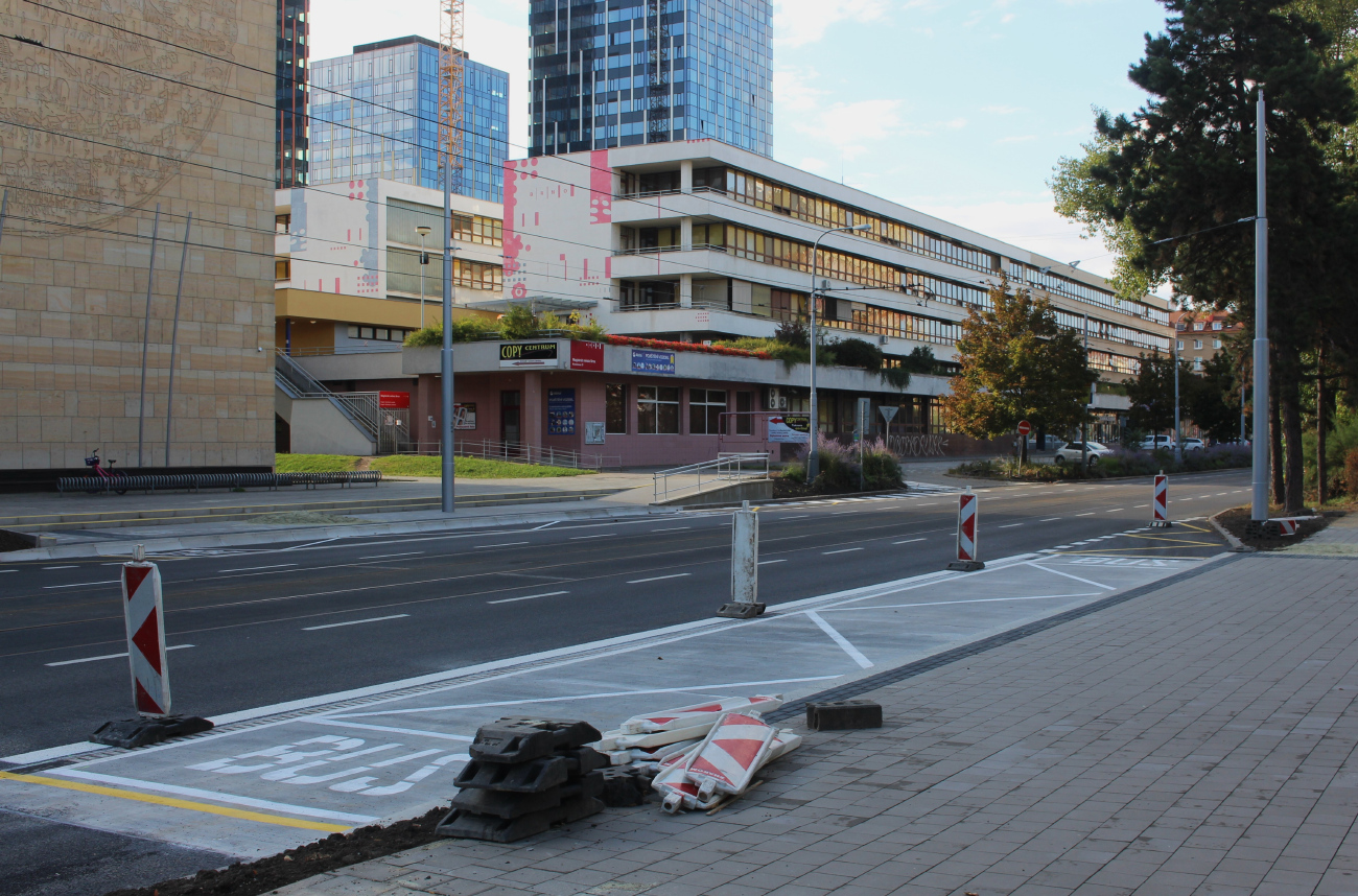 Брно — Строительство и ремонты линий