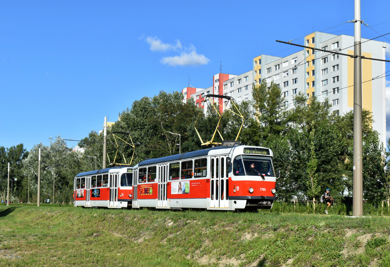 Братислава, Tatra T3R.PV № 7703; Братислава — 130 лет городскому транспорту