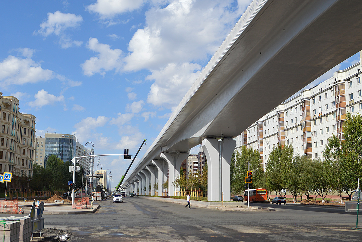 Astana — Construction of LRT