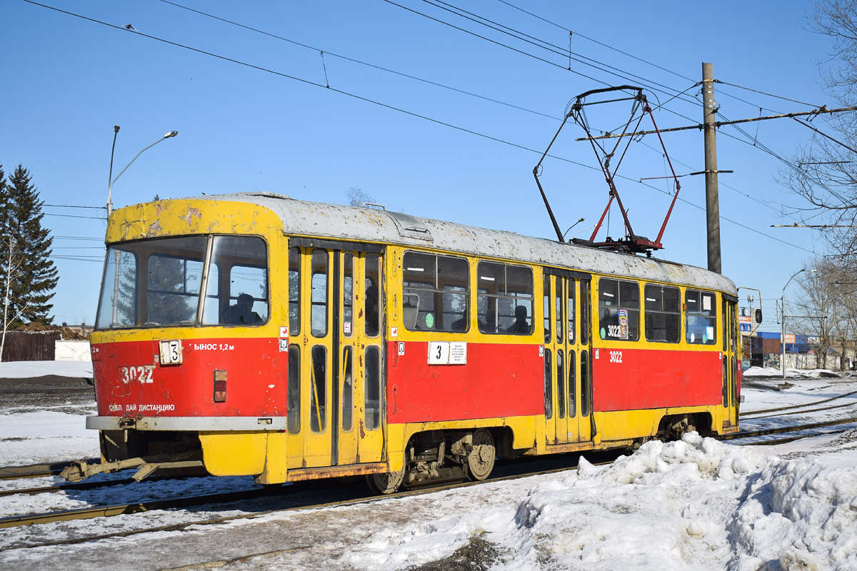 Барнаул, Tatra T3SU № 3022