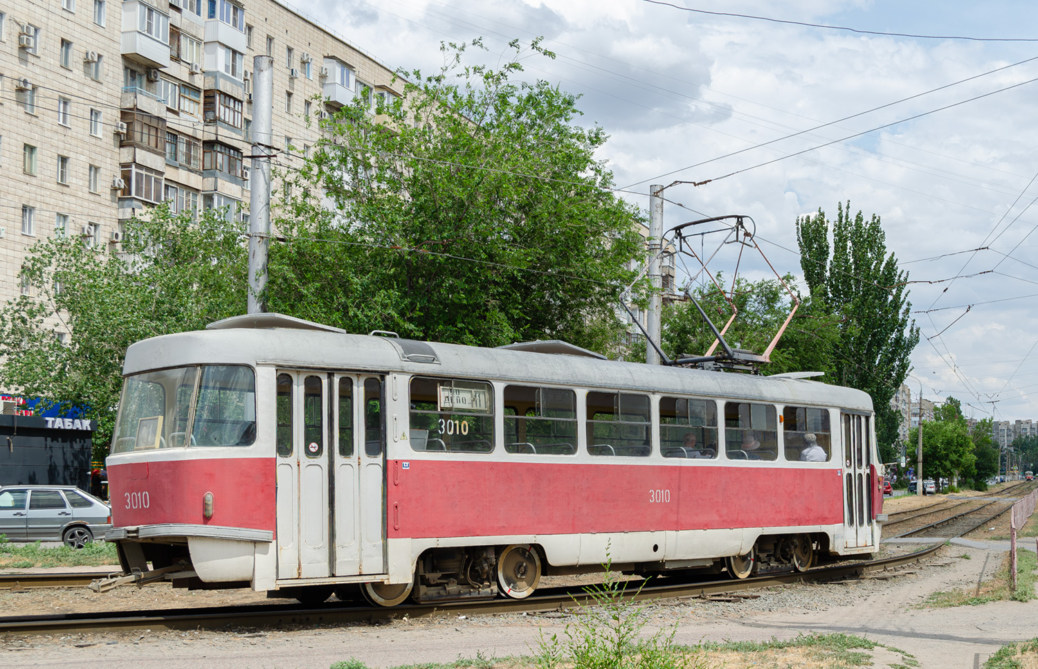 Волгоград, Tatra T3SU (двухдверная) № 3010