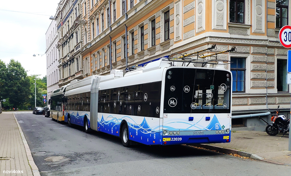 Рига, Solaris Trollino III 18,75 H2 № 22039