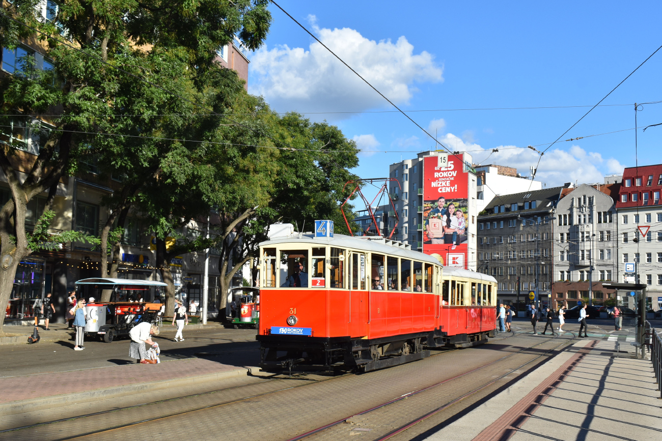 Братислава, BMEŽ "Päťokeňák" № 31; Братислава — 130 лет городскому транспорту Братислава, BMEŽ "Päťokeňák" № 31; Братислава — 130 лет городскому транспорту