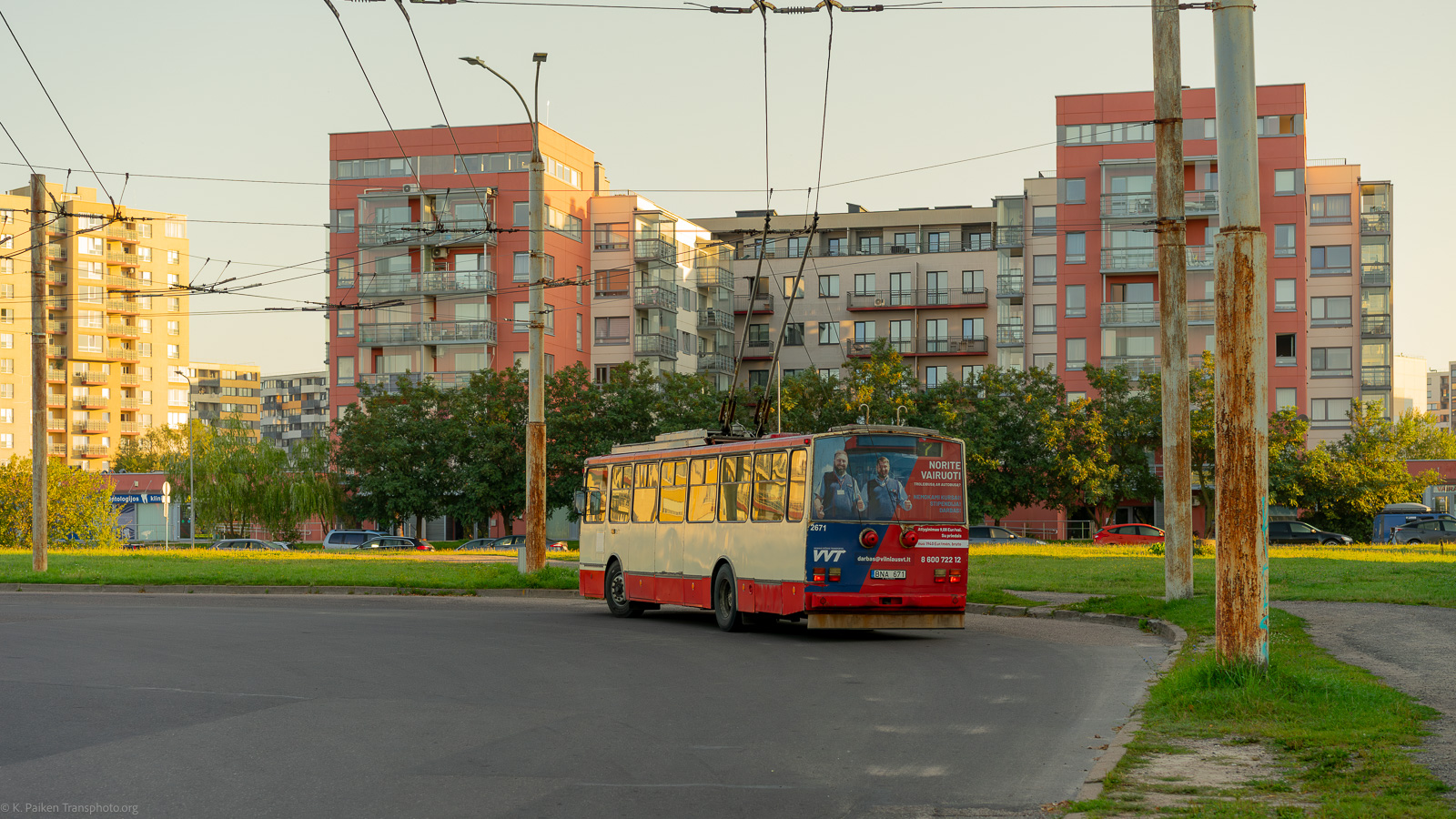 Вильнюс, Škoda 14Tr17/6M № 2671