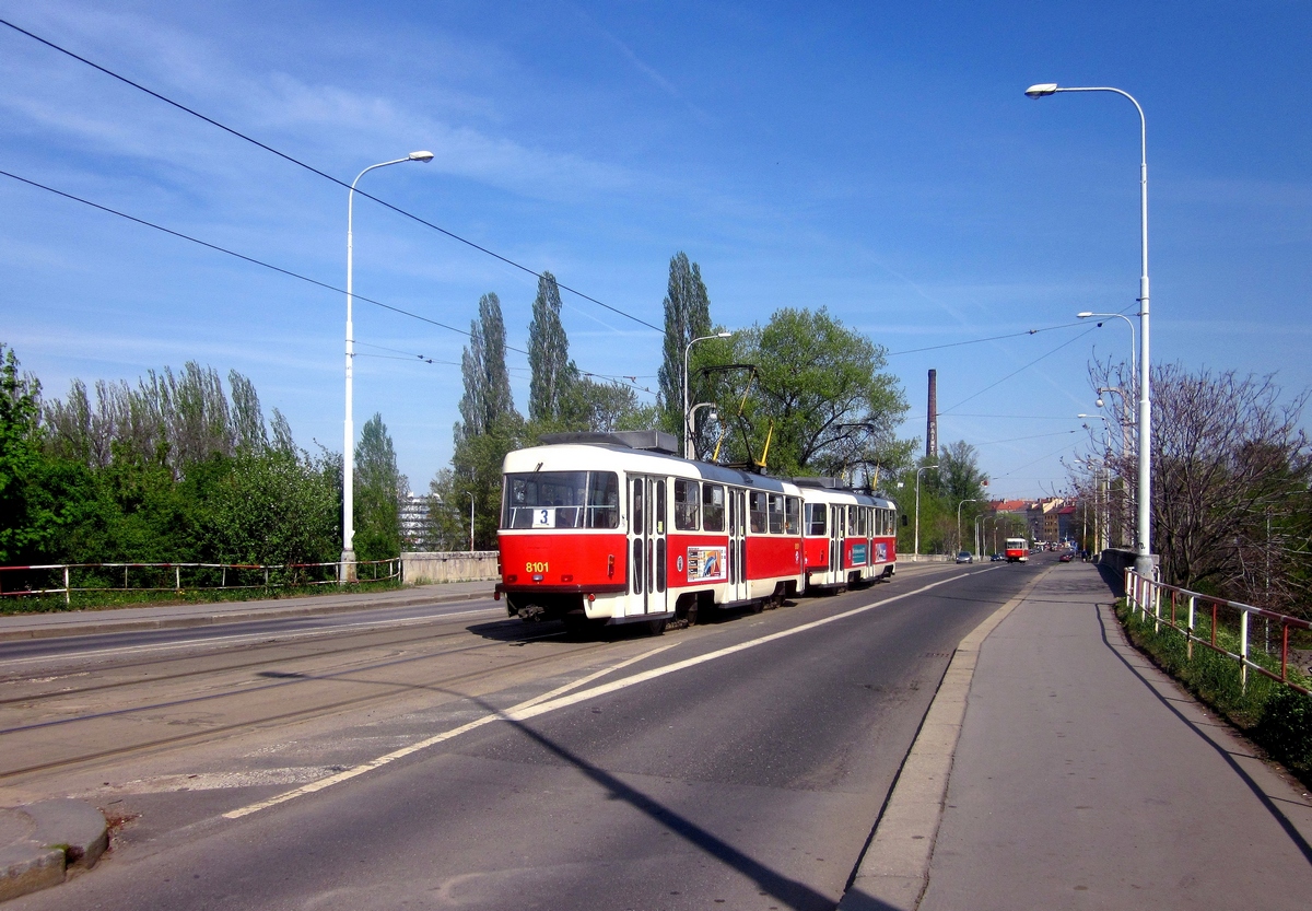 Прага, Tatra T3M № 8101