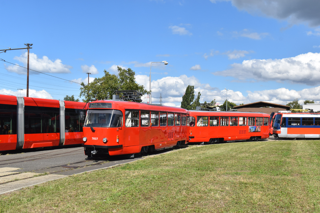 Pressburg, Tatra T3G Nr. 7837; Pressburg — 130th anniversary of public transport