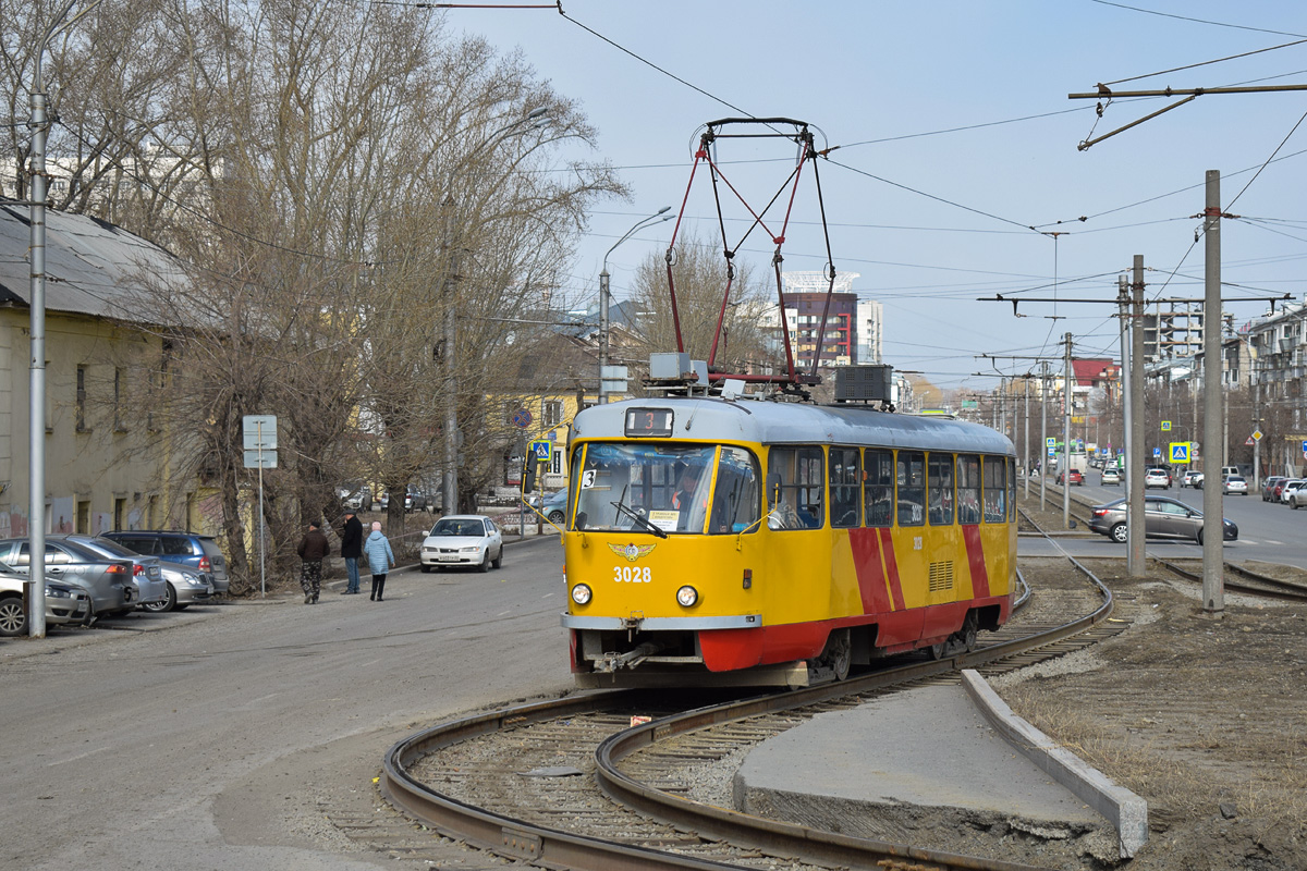 Барнаул, Tatra T3SU КВР Барнаул № 3028